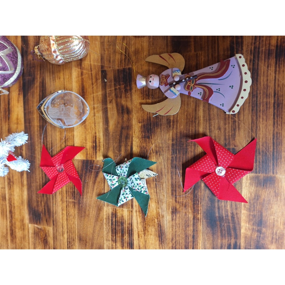 Lot of 14‎ Vtg Christmas Tree Ornaments Random Lot - Picture 4 of 9